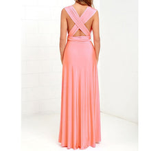 Load image into Gallery viewer, Sexy Women Multiway Wrap Convertible Boho Maxi Club Red Dress Bandage Long Dress Party Bridesmaids Infinity Robe Longue Femme