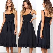 Load image into Gallery viewer, Sexy Strapless Backless Cotton Summer Dress Women Elegant 2019 Floral Print Wrap Midi Party Dresses Vestidos