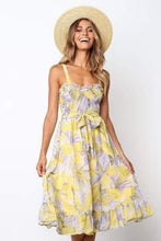 Load image into Gallery viewer, Sexy Strapless Backless Cotton Summer Dress Women Elegant 2019 Floral Print Wrap Midi Party Dresses Vestidos