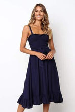 Load image into Gallery viewer, Sexy Strapless Backless Cotton Summer Dress Women Elegant 2019 Floral Print Wrap Midi Party Dresses Vestidos